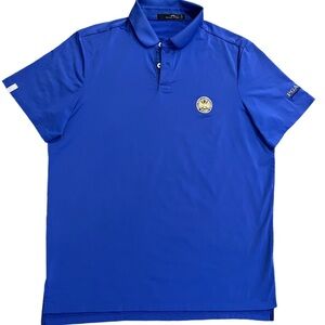 Ralph Lauren RLX Men's Royal Blue PGA Stretch Golf Polo Metropolitan; L